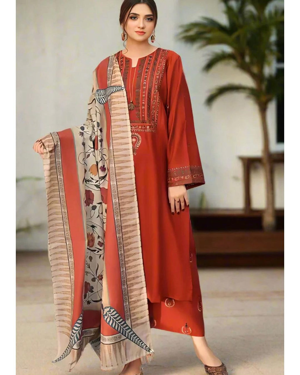 Ayat Embroidered 3pc