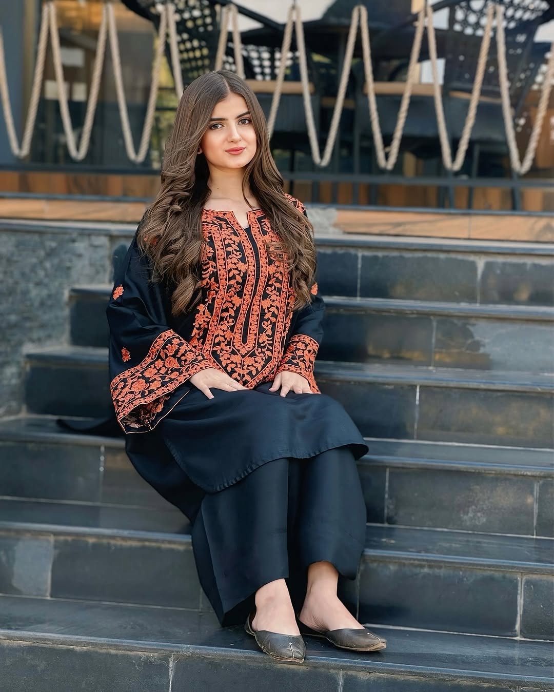 Velcia Embroidered 2pc