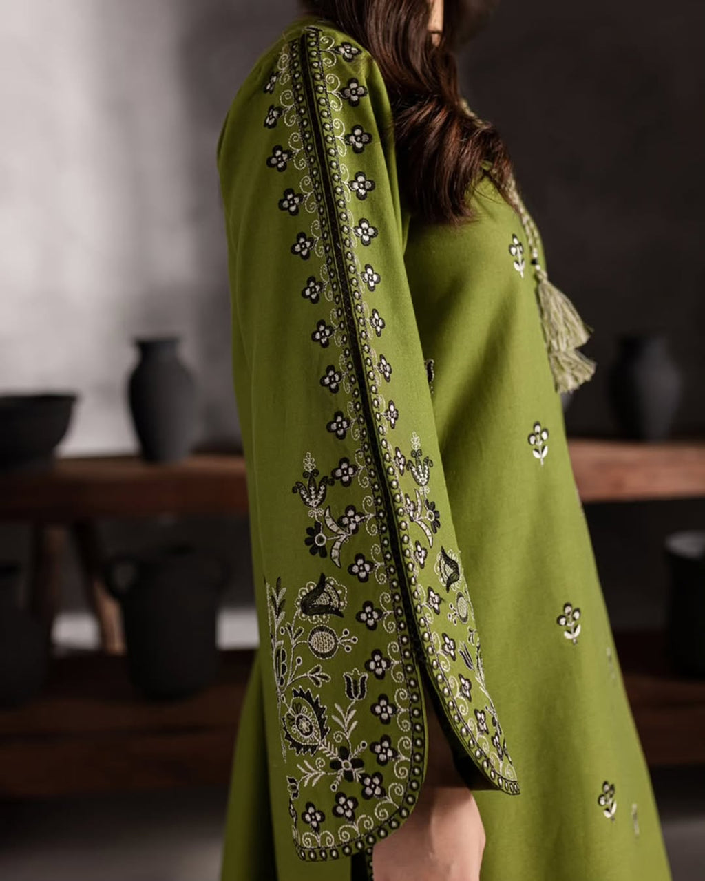 Hijab Embroidered 2-pc