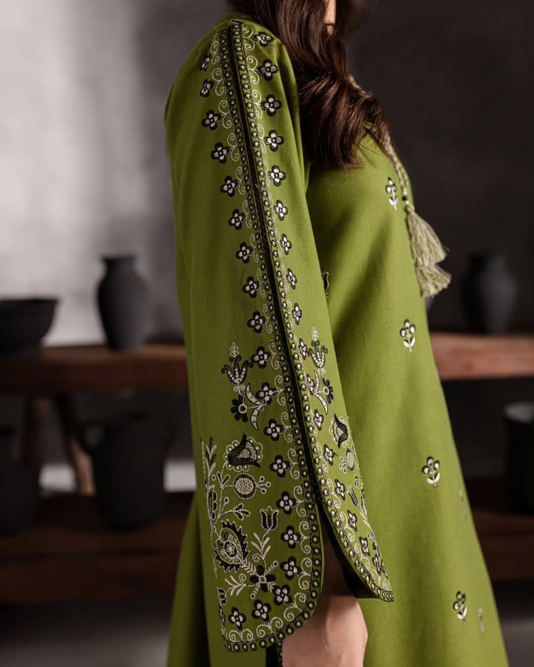 Hijab Embroidered 2-pc