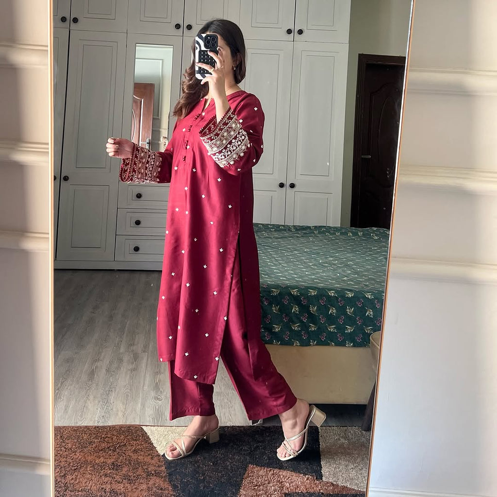 Ghulaab Embroidered 2-pc