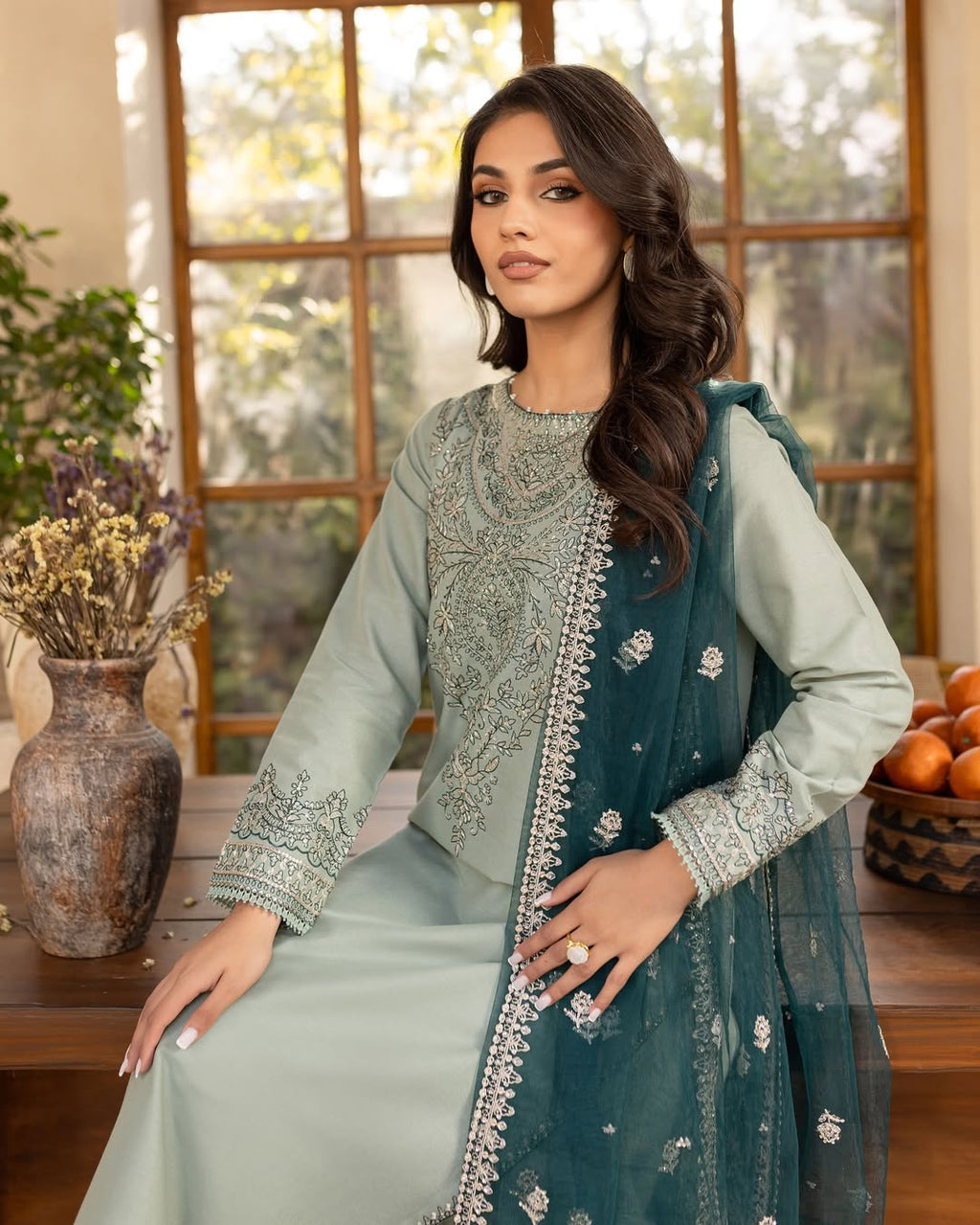 Lazule Embroidered 3pc