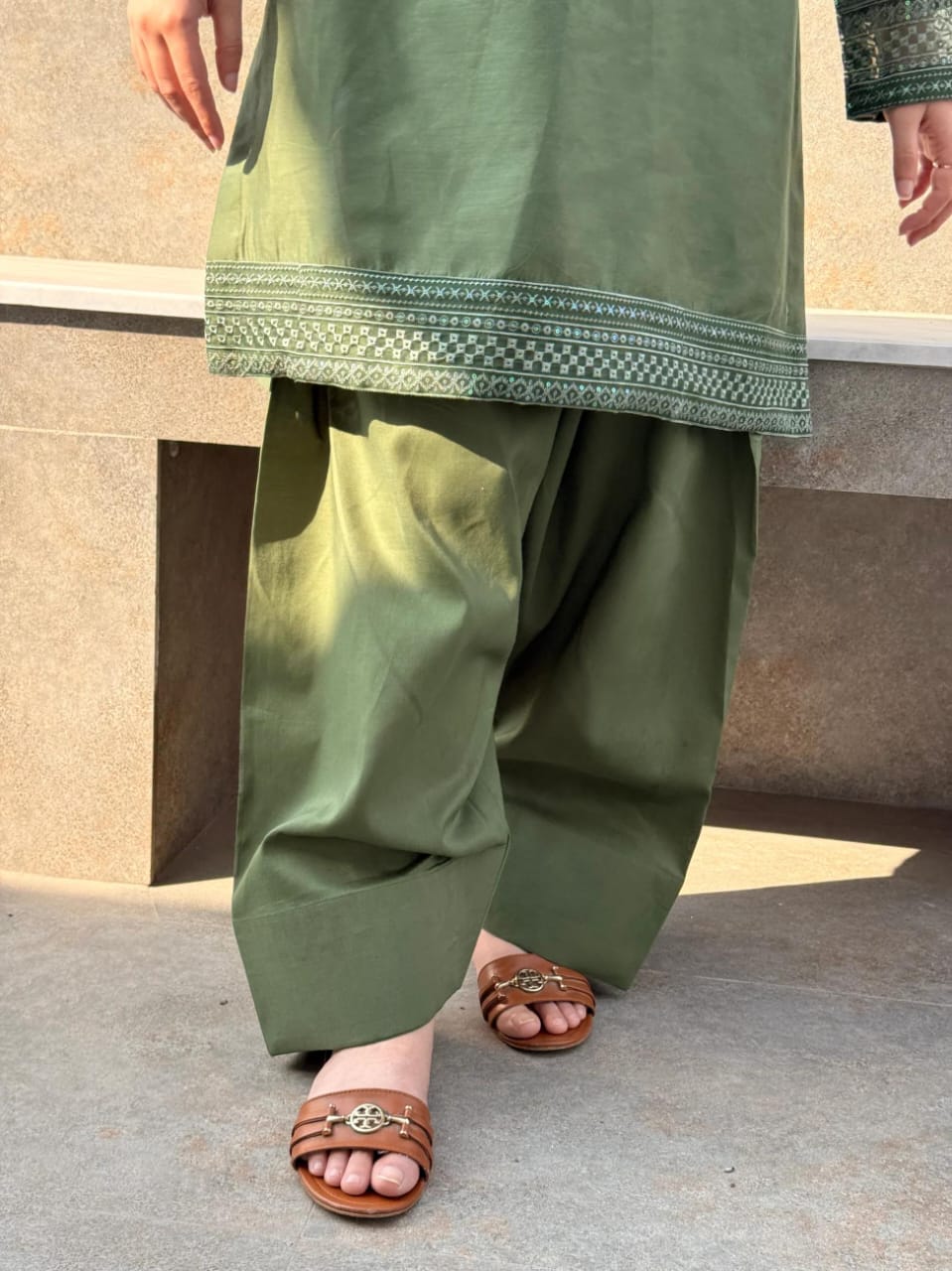 Grace Embroidered Furshi Shalwar