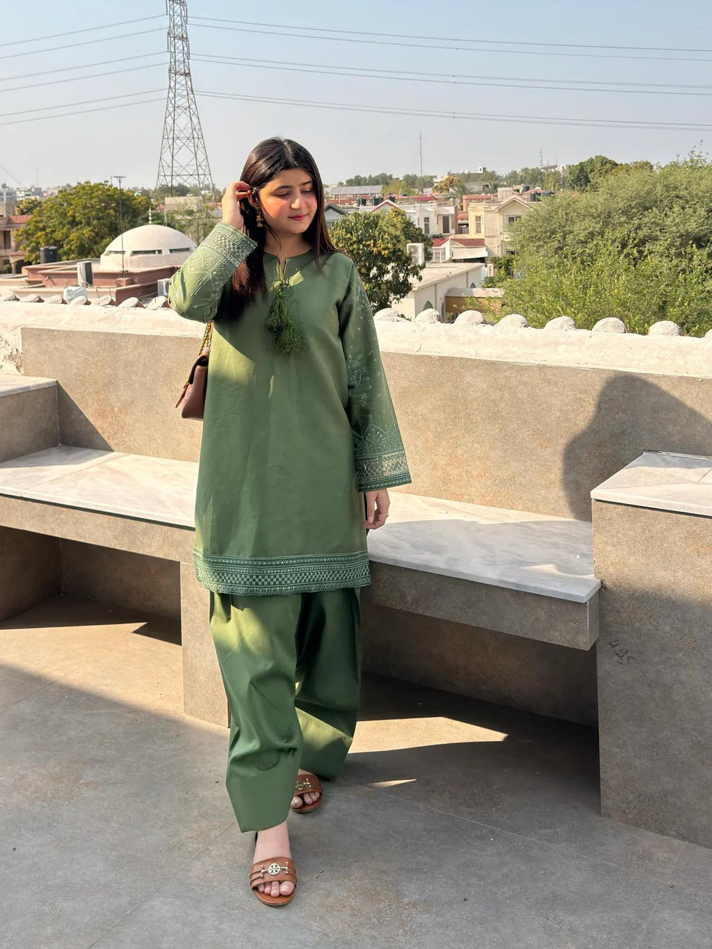 Grace Embroidered Furshi Shalwar