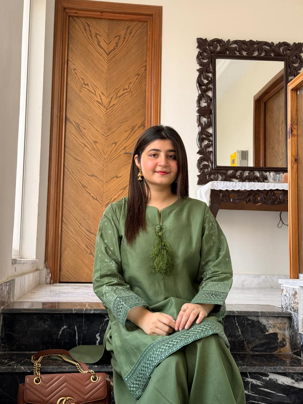 Grace Embroidered Furshi Shalwar