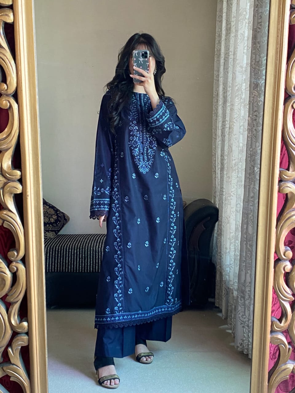 Zimal Embroidered 2pc