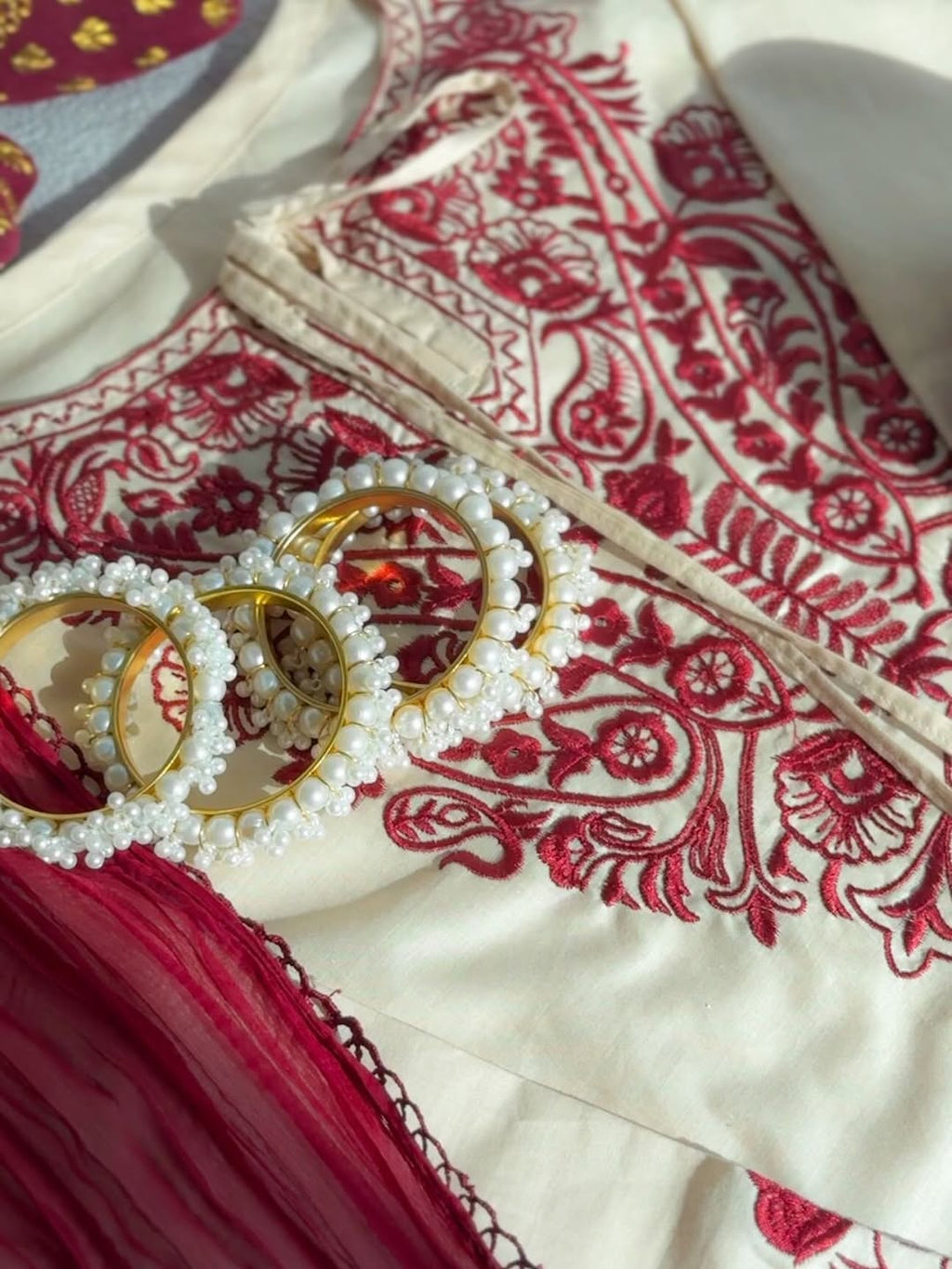 Laal Bahar Embroidered 3pc