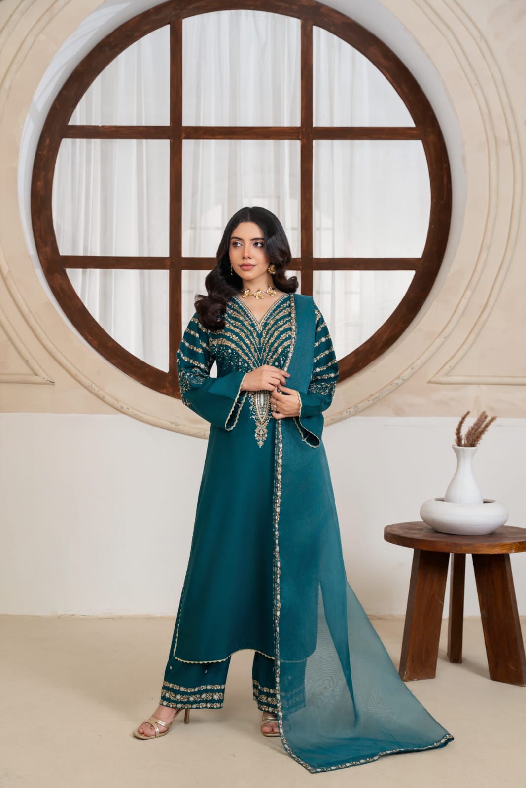 Luxe Embroidered 3pc