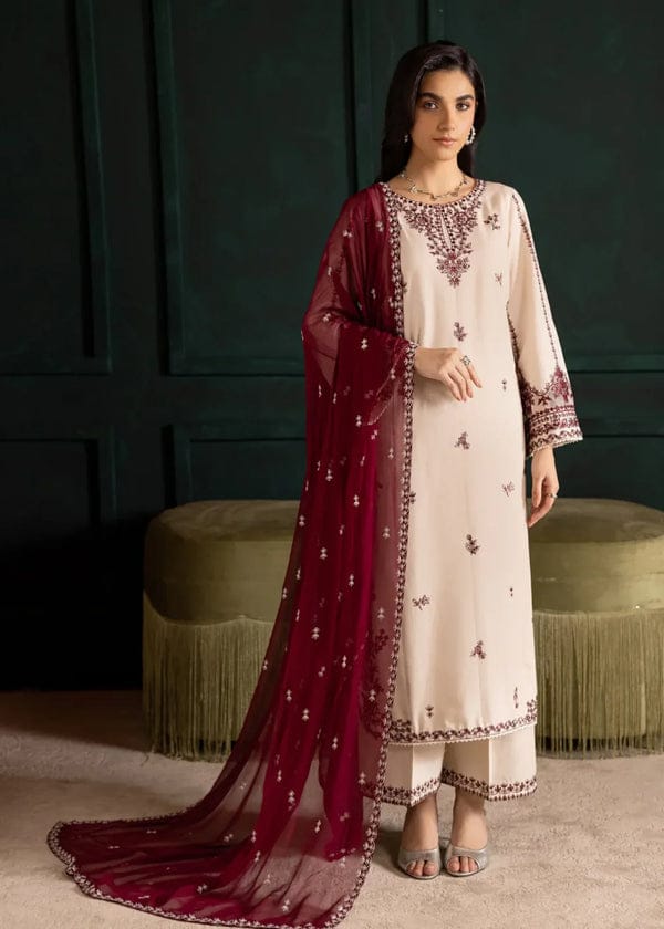 Lvory Embroidered 3pc