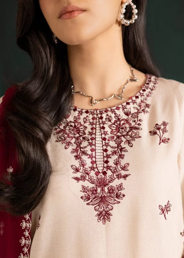Lvory Embroidered 3pc