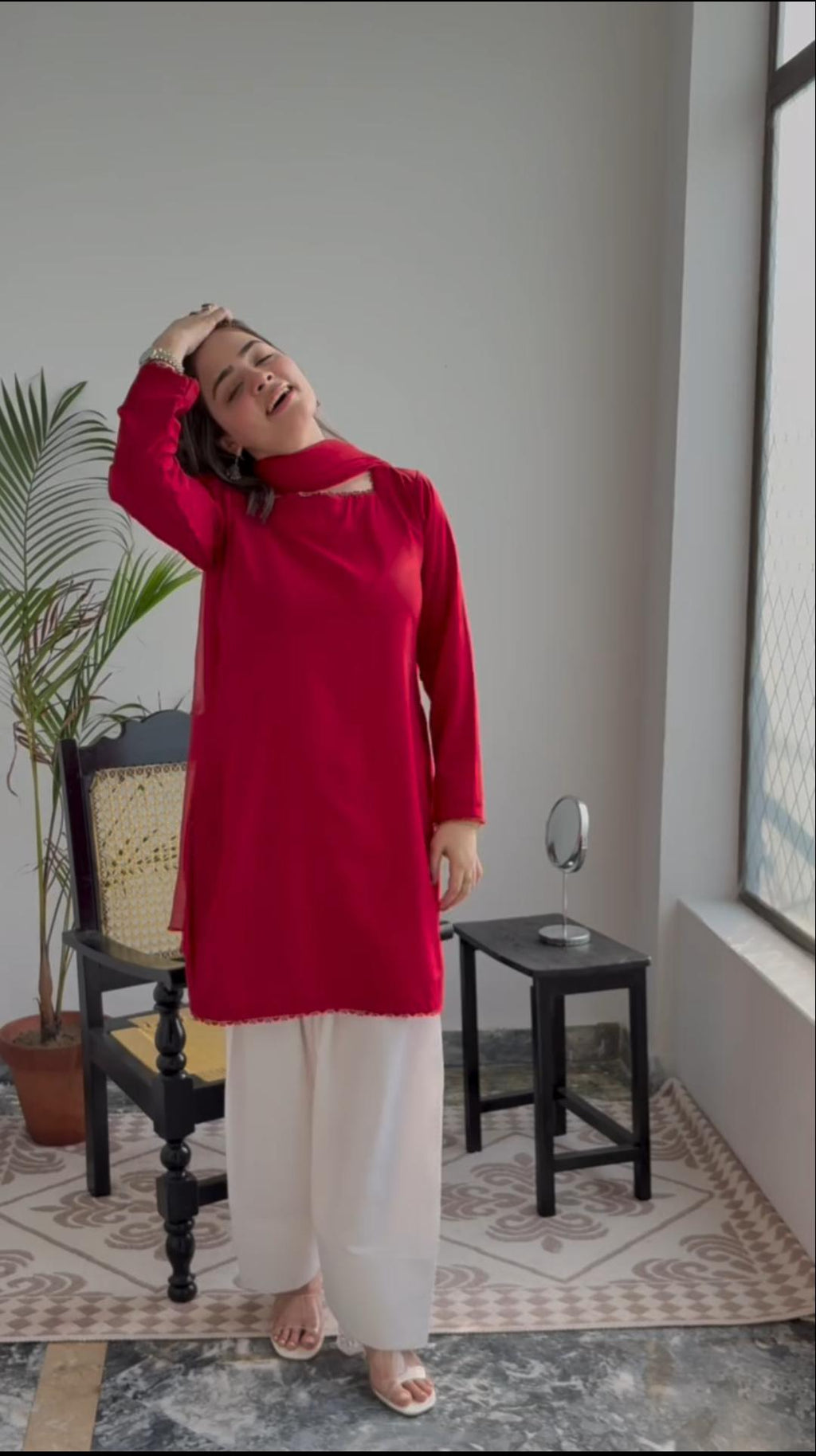 Laal desi fit 3pc